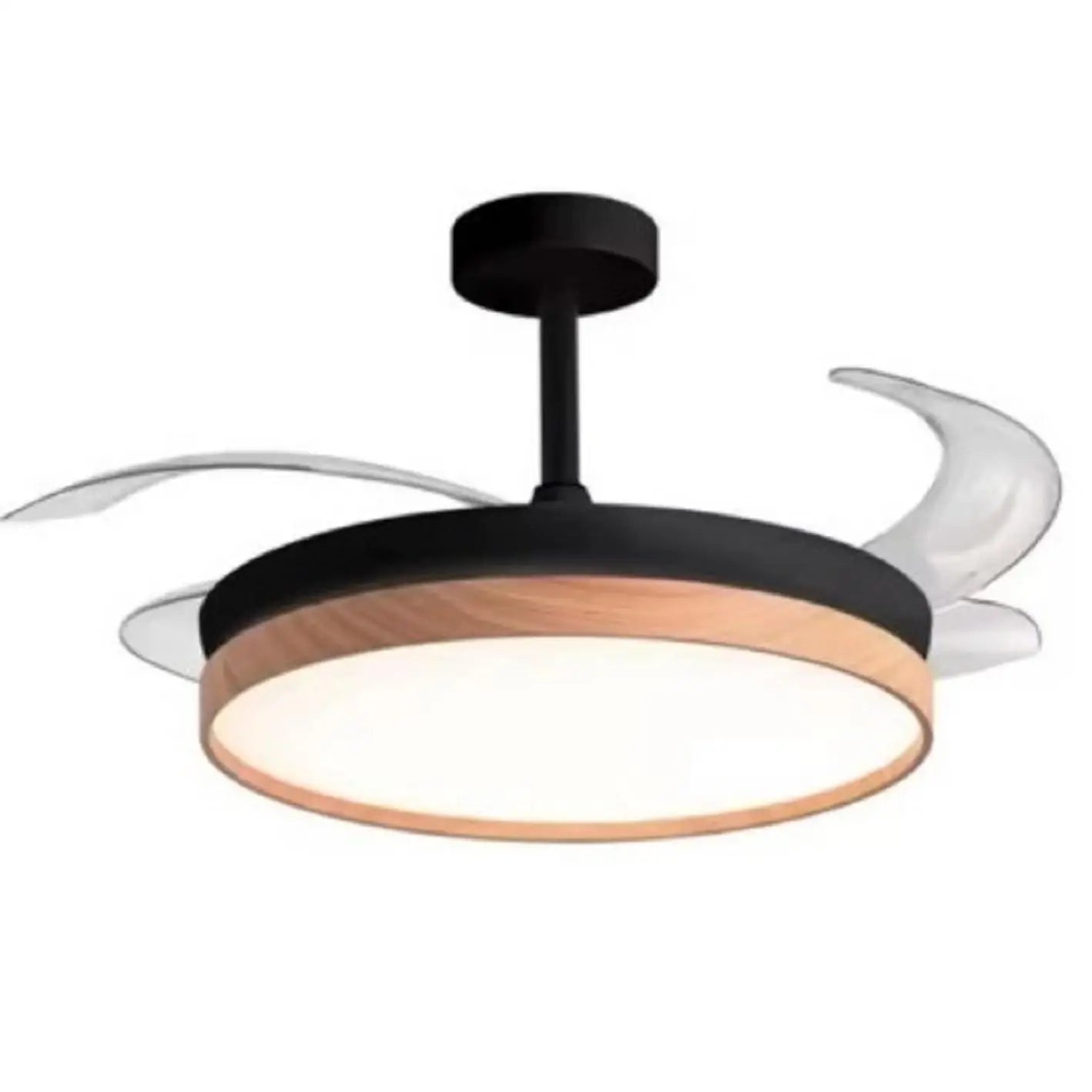 BEL AIR HOME - COSMOS Ceiling Fan with Light, LED adjustable (3 temperatures), DC motor for quiet operation, remote control, and modern design, perfect for enhancing your home's decor and comfort
