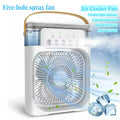 3 In 1 Fan Portable Humidifier Fan AIr Conditioner Household Small Air Cooler USB Electric Fan LED Night Light Water Mist